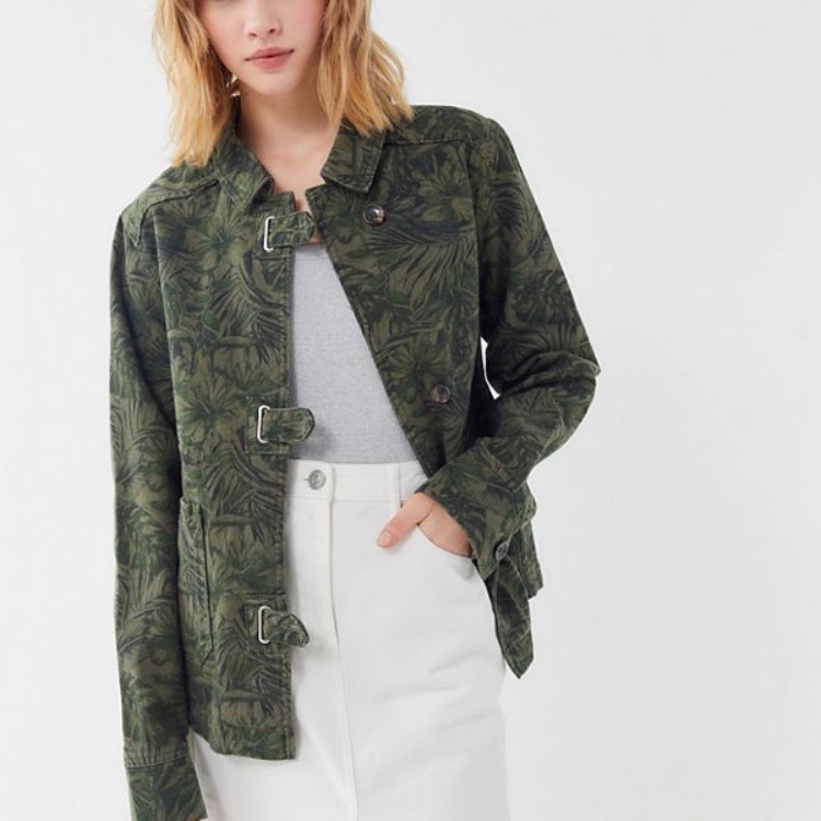 Uo Palm Print Jacket